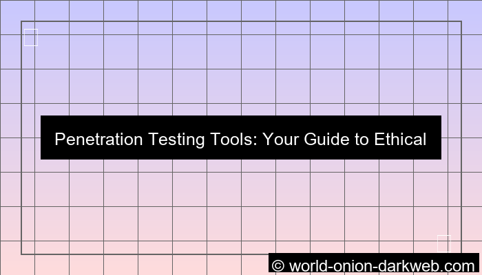 grafik penetration testing tools